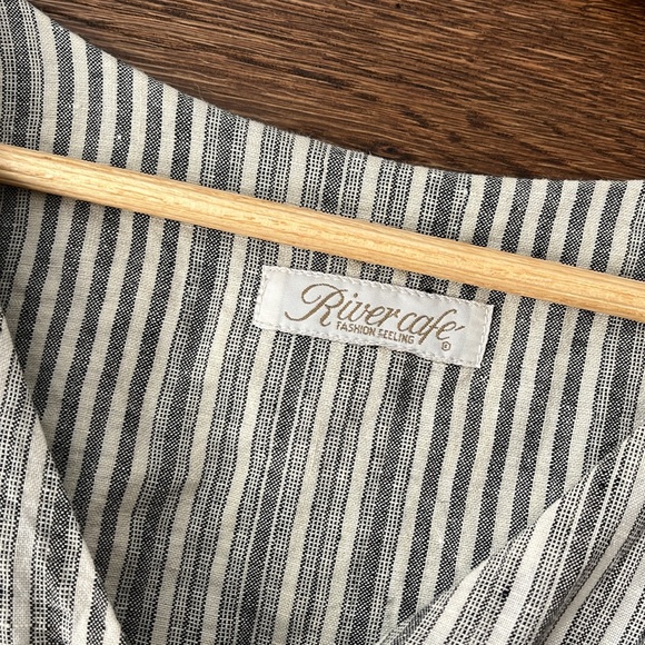 Vintage linen Italian dress - Picture 3 of 5